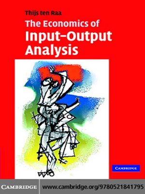cover image of The Economics of Input-Output Analysis